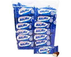 Milky Way Mini Party Pack - chocolat au nougat - chocolat au lait - cadeau chocolat - 550g