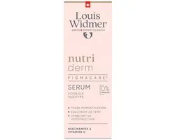 Louis Widmer Nutriderm Pigmacare® Serum Parfumvrij - 30 ml