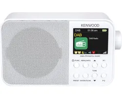 Radio Kenwood CR -M30DAB DAB+ - Batterie interne - Wit