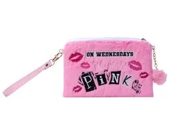 Mean Girls: On Wednesdays We Wear Pink Plush Accessory Pouch