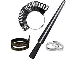 Ring Maat Meter Ring Opmeter Diameter Met halve maten Incl. Kit Ring Set