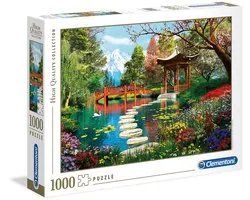 Clementoni - Puzzel - 1000 Stukjes - Fuji Garden - High Quality Collection - Puzzel Voor Volwassenen