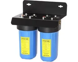 Waterfilter met 2 x 10 inch PP/CTO filter