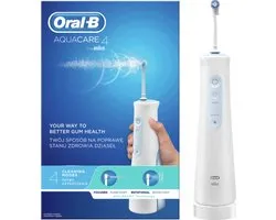 Oral-B AquaCare 4 - Monddouche - Oxyjet technologie - 2 intensiteitsniveaus - 2 straalstanden - Oplaadbaar