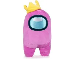 Among Us Wave 2 - Among Us knuffel - 30 cm - Roze - Pluche