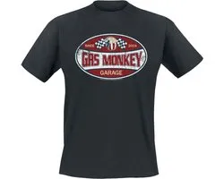 Gas Monkey Garage Since 2004 Label Heren T-shirt - zwart - L