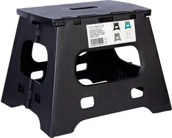 Splendole Keukentrap - huishoudtrap - Opstapkrukje - 27 CM - Zwart