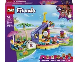 LEGO® Friends Journée Amusante au Parc Aquatique - Ensemble de Construction Imaginatif pour Enfants de 6 Ans et Plus - 4 Animaux Jouets et 2 Mini-Poupées - Idée Cadeau pour Filles et Garçons - 42676
