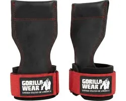 Gorilla Wear Poignées De Levage - Zwart / Rouge
