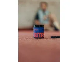 Bites Vitamins - Energy Bites - Premium vitamine gummies met ginseng extract, vitamines B en Co-enzyme Q10 - Gemaakt in België en samengesteld door apothekers.