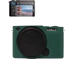 Siliconen Camera Hoes voor Panasonic Lumix DC-S9 met 2 Screen Protectors - Lichtgewicht en Beschermend Accessoire voor Fotografie