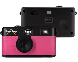 Campsnap Digitale Camera - Schermvrije Retro Fotocamera - 8 Megapixel - 2000 foto's - Minimalistisch Vintage Design - Met Flits - Oplaadbaar - 4GB - Roze