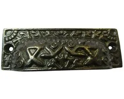 Rectangular Inca Cup handle Antique on Iron