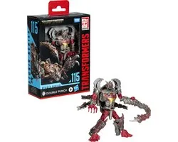 Figurine d'action de classe Deluxe de la série Studio Generations de Hasbro Transformers: Rise of the Beasts Figurine d'action Double Punch de 11 cm