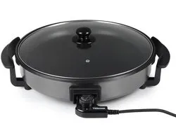 Tristar Elektrische hapjespan 1500W - PZ-2964 - Ø40cm Deksel - Maximale temperatuur 280⁰ C - PFAS-vrij