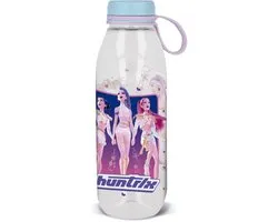 Kpop Demon Hunters Huntrix Drinkfles 650ML – Waterfles Meisjes – Drinkbeker met Dop en Draaglus – School en Sport