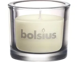 Bolsius Kaars In Glas Chic 9,2 Cm Wax Ivoor