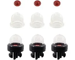 Drie startpompsets geschikt voor Stihl FS38, FS40, FS45, FS50, FS55, FS75, FS80 en FS85 kettingzagen, geschikt geschikt voor de merken Ryobi, McCulloch en Husqvarna.