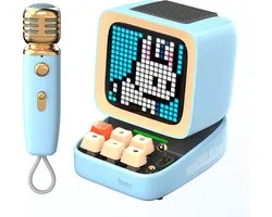 Divoom - Ditoomic - karaoke set (blauw)