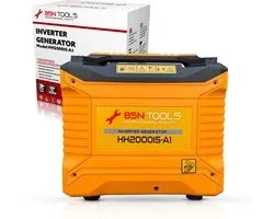 generator benzine – inverter generator 2000W – Pure Sine Wave – Stil & Geluidsarm 220V – BSN Tools
