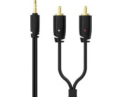 Sinox PRO 3,5mm Jack - Tulp kabel | 1 meter