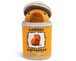 Topknuffels® - Capibara (Bruin) in Blik Squishy Pluche Knuffel 20 cm - Capybara Knuffels Dierenknuffel - Kapibara Kapybara - Speelgoed Kawaii Kussen - TikTok Plush Toy