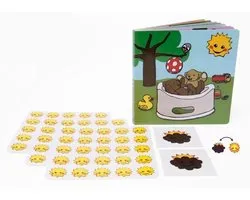 Nifty - Magic Potty zindelijkheidstraining - Zindelijkheidsbox met 'magic' Plasstickers voor in een potje. Deze laten bij elk plasje een plaatje tevoorschijn komen - met een stevig kartonnen boekje - 75 beloningsstickers - en een helder stappenplan