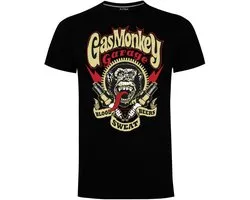Gas Monkey Garage T-shirt Sparkplugs Zwart