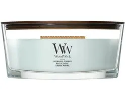 Bougie Parfumée WoodWick Ellipse Sagewood & Seagrass