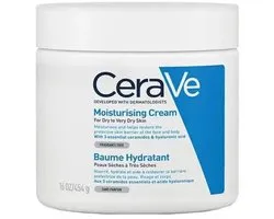 CeraVe Baume Hydratant - Peaux Sèches à Très Sèches - Acide Hyaluronique et 3 Céramides Essentiels - 454ml