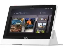 eufy E10 Smart Display-Slimme Home Hub - 8" Bedieningspaneel - Compatibel met eufy Beveiligingsapparaten - Vier Weergaven op één Scherm - Directe Deurmeldingen - Dagelijkse Evenementenrapporten