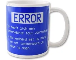 Paperdreams - Funny  Mug - Error