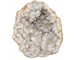 S4H® Bergkristal Geode XXL 5,08 kg – Ruwe Kwarts Geode met Kristallen – Natuurlijk Kristal – Uniek Exemplaar – Decoratie, Energie & Meditatie