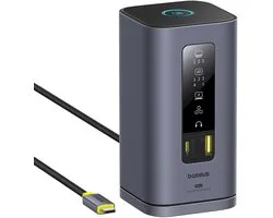 Baseus Spacemate Serie - Laptop-dockingstation - USB-C HUB 11w1 - 3x HDMI - Power Delivery