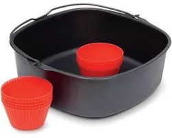 Convient pour Philips Airfryer Accessoire de cuisson pour Philips Airfryer XL - 9 moules à muffins en silicone