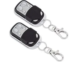 2 pièces ouvre-porte de garage, télécommande, remplacement pour émetteur portable Novoferm Novotron 502/522/524, compatible avec la motorisation de porte de garage Tormatic/Novomatic/NovoPort/Siebau, fréquence 433,92 MHz