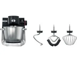 Bosch Serie 6 MUMS6ZS00 keukenmachine 1600 W 5,5 l Zwart, Roestvrijstaal Ingebouwde weegschalen