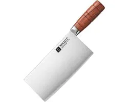 Chinese Cleaver van XinZuo - Extreem scherp - Composietstaal (3-laags) met harde kern (59 HRC) - Lemmet van 19 cm - X07 Fu Series