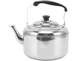 5.5L Tea Kettle, Large Capacity Stainless Steel Comfortable Grip Whistling Tea Kettle for Gas Stove Induction Cooker