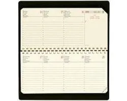 Planital Terminkalender Impala 2018 Schwarz Taschen-Kalender