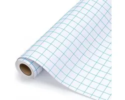 ImnBest Vinyl Transfer Film Plotter 30.5 cm x 500 cm with Clear Alignment Grid, Transfer Film Plotter for Stickers - ShopVlot