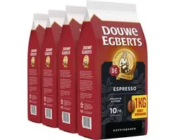 Douwe Egberts Espresso Koffiebonen - 4 x 1KG