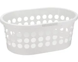 Plast Team wasmand Springfield, 30 liter, wit