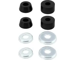 Idea 1 Set 95A Harde Skateboard Bushings Cilinder Kussens Compatibel met Independent Trucks Compatibel met Venture Skateboard Zwart