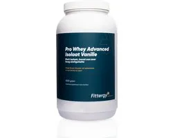 Fittergy Supplements Pro Whey Advanced Isolate Vanille 1000 gr