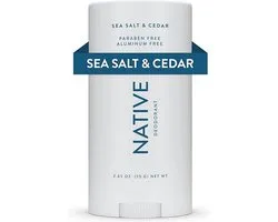 Déodorant Native au sel de mer et au cèdre 75 g - Déodorant Natural - Sans aluminium