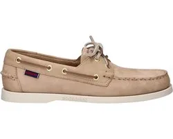 Sebago Docksides Portland Nubuck Beige-Camel