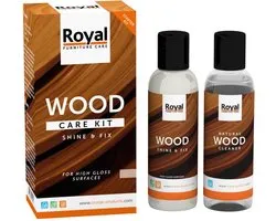 Wood Shine & fix en cleaner kit 2x75ml