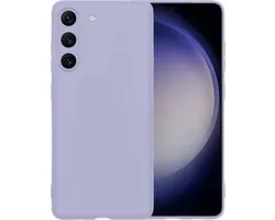 Samsung S23 Case Siliconen Case Cover - Samsung Galaxy S23 Case Cover Case Siliconen - Lilas
