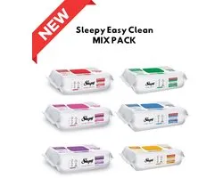 VOORDEELVERPAKKING -6 x Sleepy Doekje Easy Clean - Cleaning Wipes | XXL Sheets | Extra Strong & Thick | 6 Packs of 6 x 100 (600 Pieces)